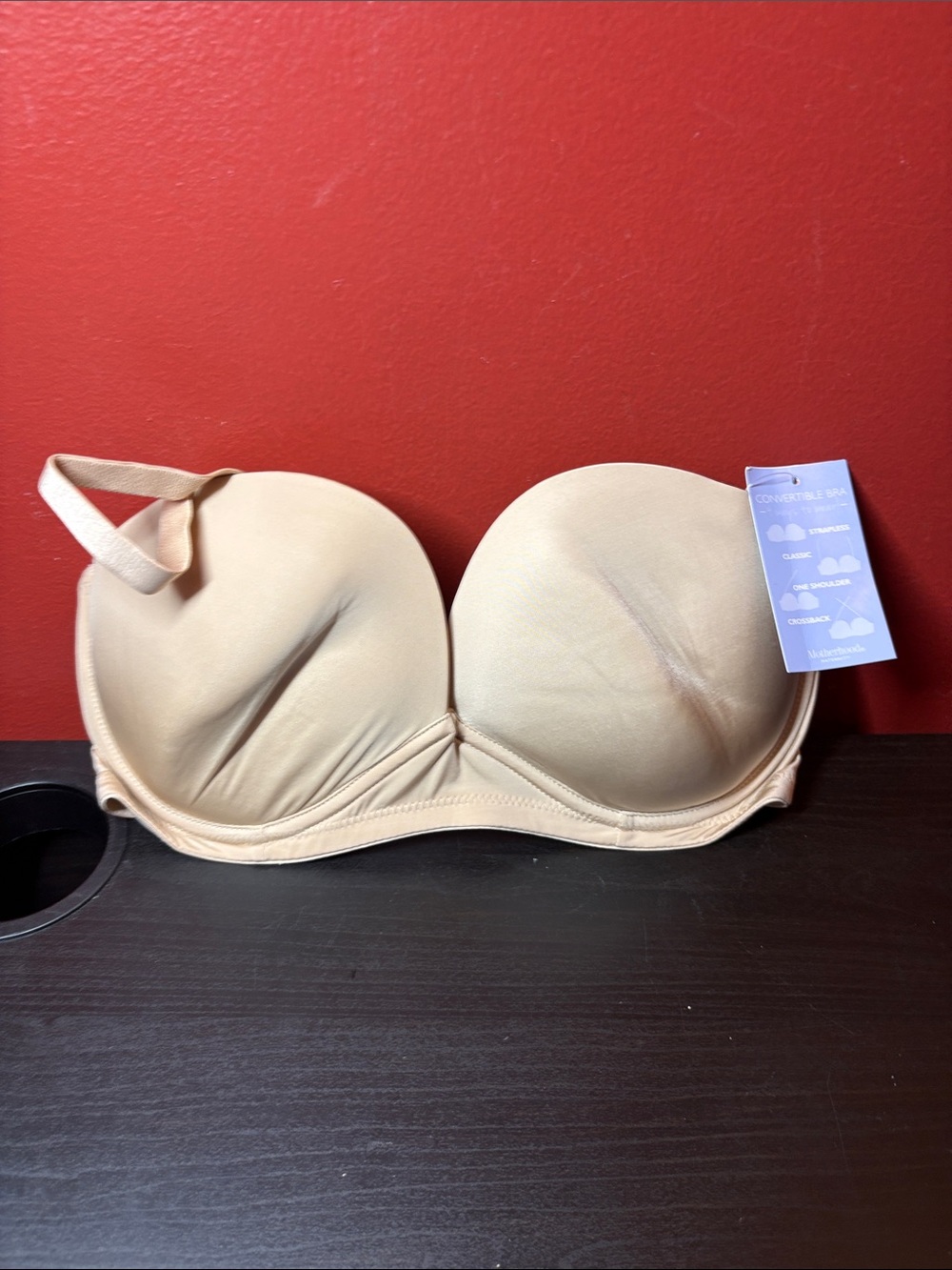 Motherhood Maternity Nude Convertible Classic Nursing Bra